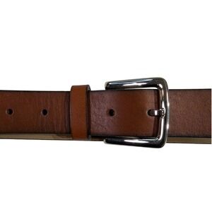 Cole‎ Haan Men's Genuine Leather Belt – Brown – Classic Buckle – Size 36